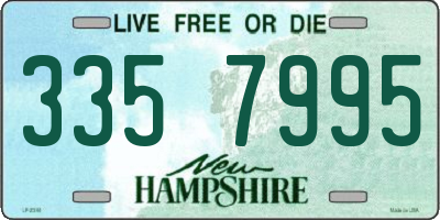 NH license plate 3357995