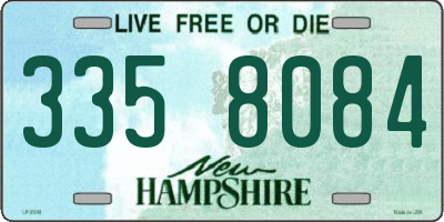 NH license plate 3358084