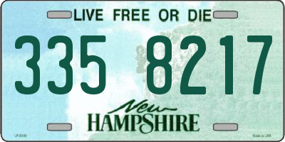 NH license plate 3358217