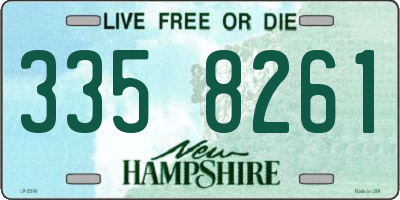 NH license plate 3358261
