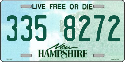 NH license plate 3358272