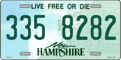 NH license plate 3358282