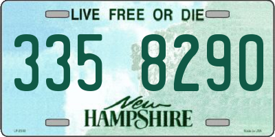 NH license plate 3358290