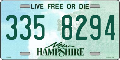 NH license plate 3358294