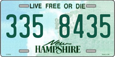 NH license plate 3358435