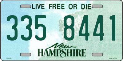 NH license plate 3358441
