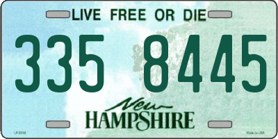 NH license plate 3358445