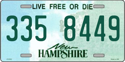 NH license plate 3358449