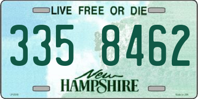 NH license plate 3358462