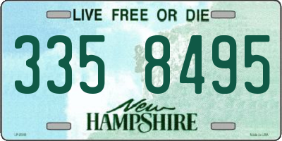 NH license plate 3358495