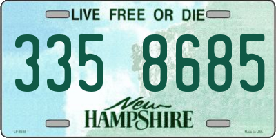 NH license plate 3358685