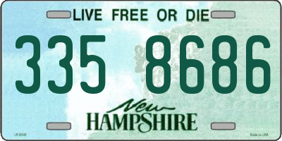 NH license plate 3358686