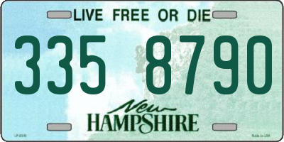 NH license plate 3358790