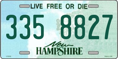 NH license plate 3358827