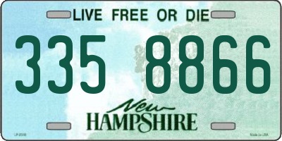 NH license plate 3358866