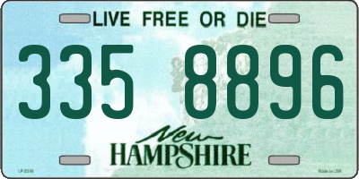 NH license plate 3358896