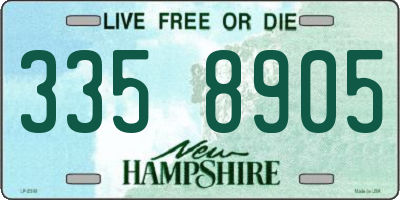 NH license plate 3358905