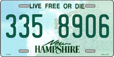 NH license plate 3358906