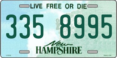 NH license plate 3358995