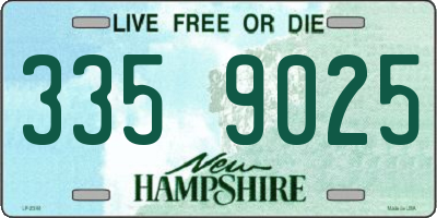 NH license plate 3359025