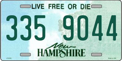 NH license plate 3359044