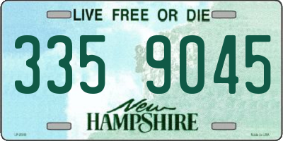 NH license plate 3359045