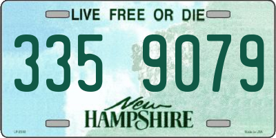 NH license plate 3359079