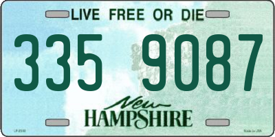 NH license plate 3359087