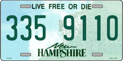 NH license plate 3359110