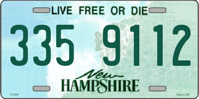 NH license plate 3359112