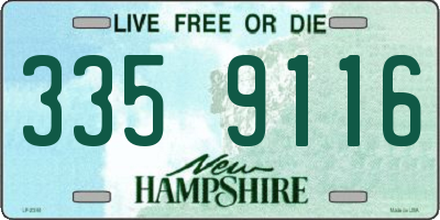NH license plate 3359116
