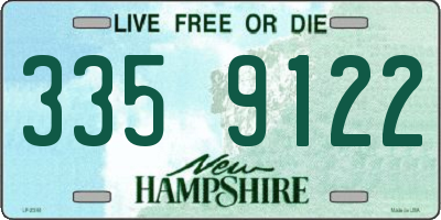 NH license plate 3359122