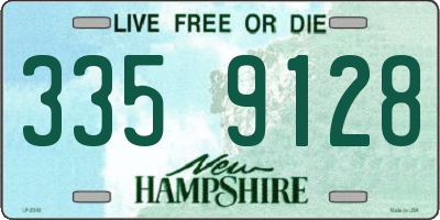 NH license plate 3359128