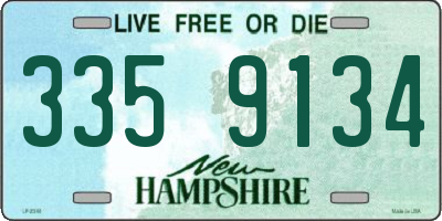 NH license plate 3359134