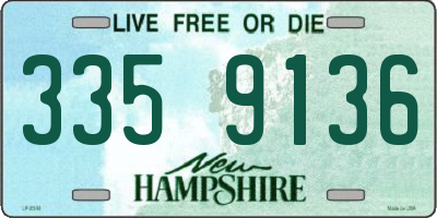 NH license plate 3359136