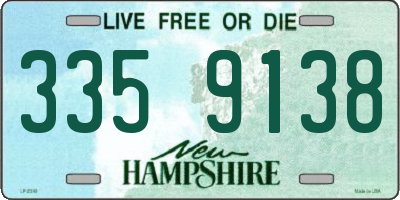 NH license plate 3359138