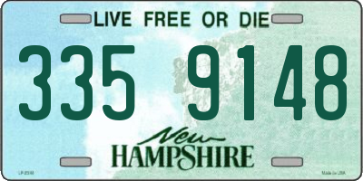 NH license plate 3359148