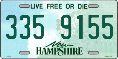 NH license plate 3359155