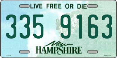 NH license plate 3359163