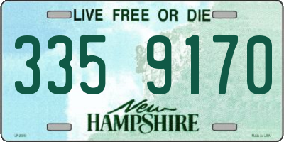 NH license plate 3359170