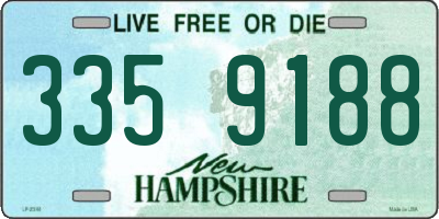 NH license plate 3359188