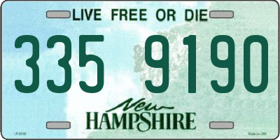 NH license plate 3359190
