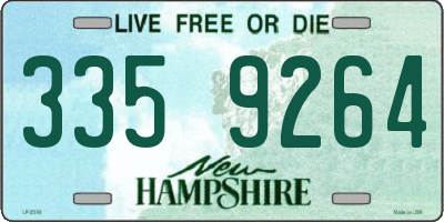 NH license plate 3359264