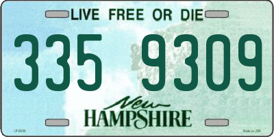 NH license plate 3359309