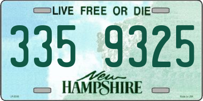 NH license plate 3359325