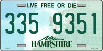 NH license plate 3359351