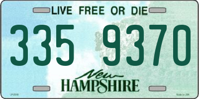 NH license plate 3359370