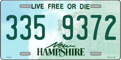 NH license plate 3359372