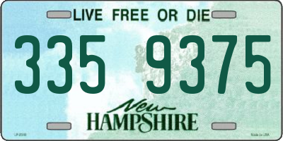 NH license plate 3359375