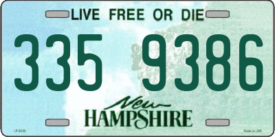 NH license plate 3359386